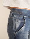 Melly & Co Denim Drawstring  Detail Jeans