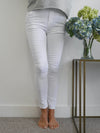 Melly & Co White Drawstring Jeans/Joggers
