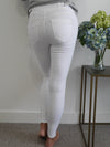 Melly & Co White Drawstring Jeans/Joggers