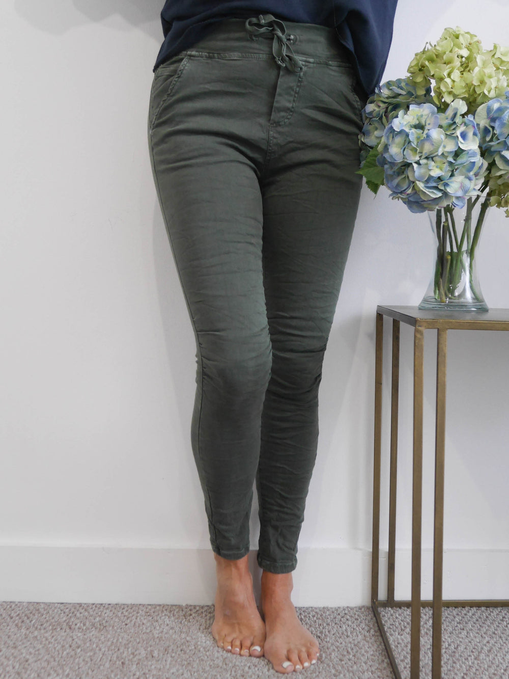 Melly & co jean joggers clearance