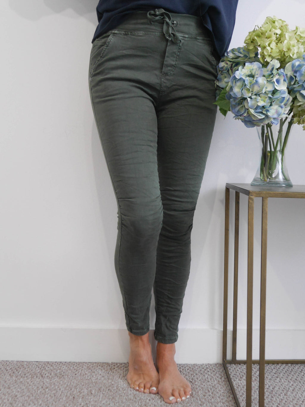Melly & Co Forest Green Drawstring Jeans/Joggers
