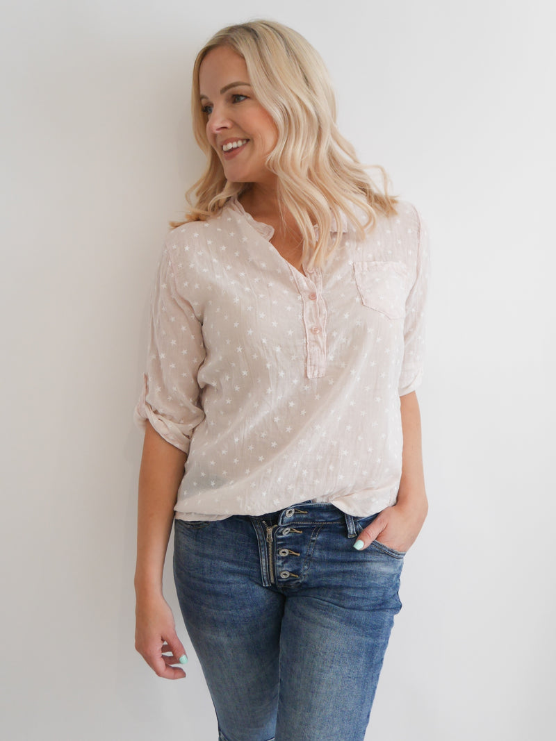 Adrienne Blouse Pink