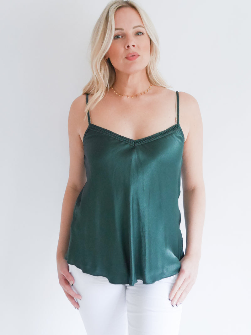 Tamsin Camisole Forest Green