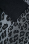 Grey Leopard & Camouflage Scarf