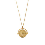 Orelia Coin Spinner Necklace