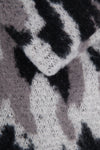 Grey Camouflage Blanket Scarf