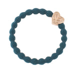 Gold Heart Bottle Green Charm Hair Band