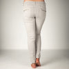 Melly & Co Light Grey 4 Button Hole Detail Jeans