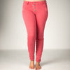Melly & Co Coral 4 Button Hole Detail Jeans