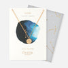 Orelia Constellation Star Sign Disc Necklace