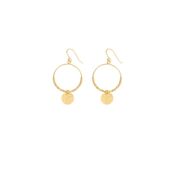 Ashiana Dominique Mini Hoop Earrings Gold