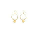 Ashiana Dominique Mini Hoop Earrings Gold