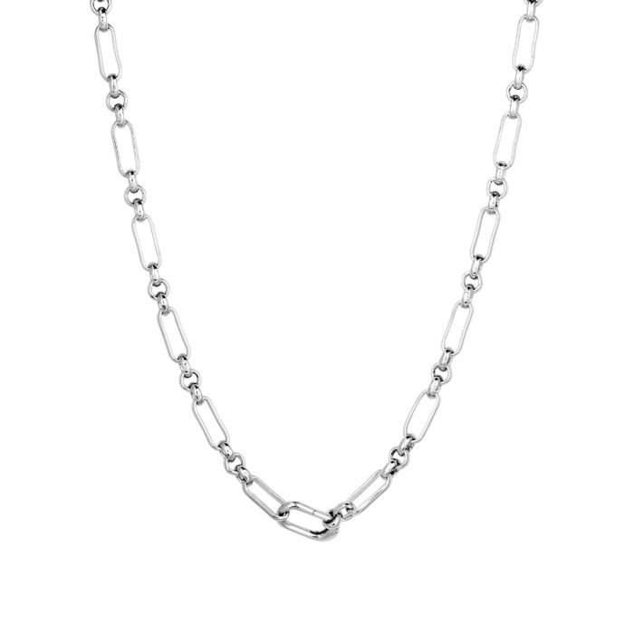 Ashiana Silver Piaf Chain Necklace